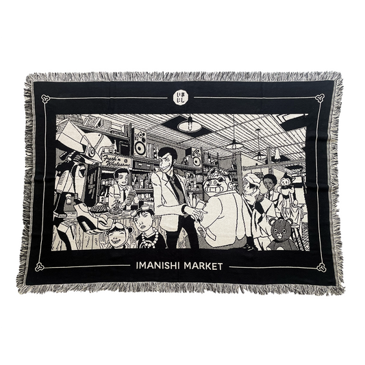 IMANISHI MARKET THROW BLANKET